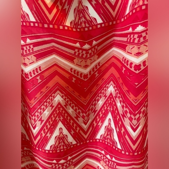 Skies Are Blue, hot pink and white mini halter sundress, size Small, EUC - Picture 4 of 7